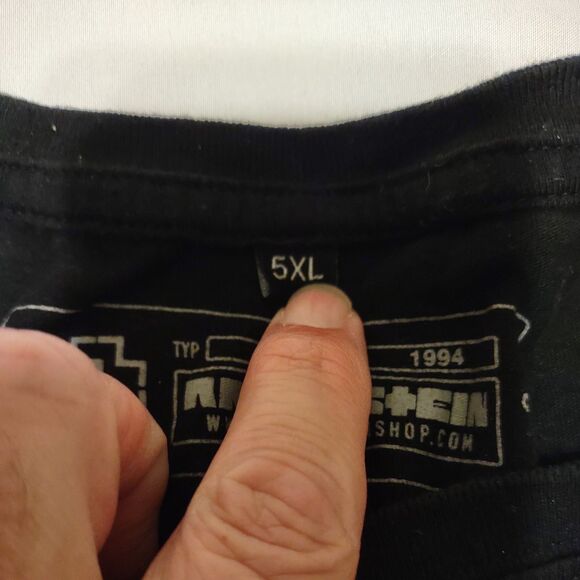 Rammstein So Gnadenlos Ist Nur Die Nacht Seemann Men’s T-Shirt Size 5XL - Picture 7 of 9